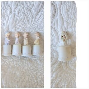 5 Precious Moments Thimbles Set Four Seasons Bride